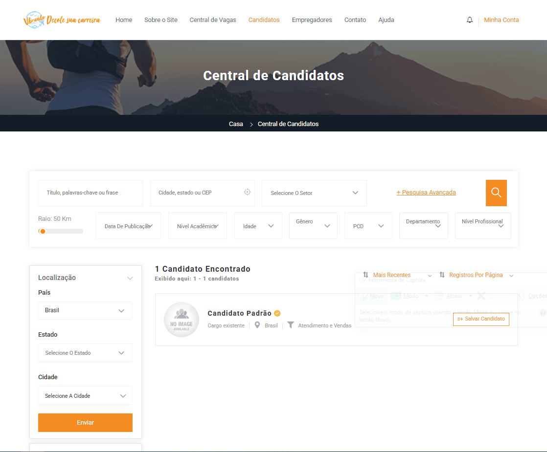 Centra de Candidatos